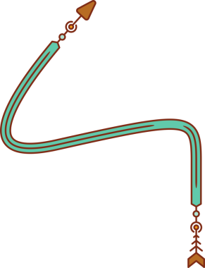 Dekoratif Ok Sembol İllüstrasyonu