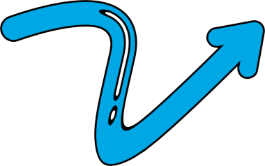 Doodle Arrow Sembol Çizimi