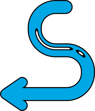 Doodle Arrow Sembol Çizimi