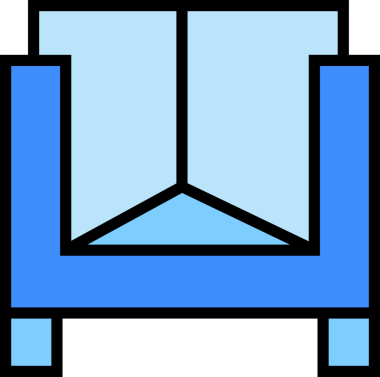 Kanepe Simgesi İllüstrasyon Clipart