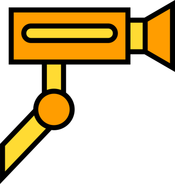 Video CCTV Kamera Simgesi