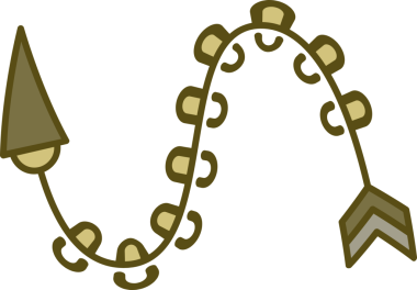 Dekoratif Ok Sembol İllüstrasyonu