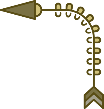 Dekoratif Ok Sembol İllüstrasyonu