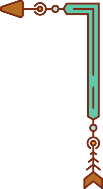 Dekoratif Ok Sembol İllüstrasyonu