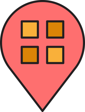 Harita Pin ve Menü Simgesi