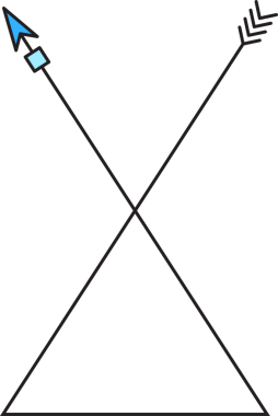 Dekoratif Ok Sembol İllüstrasyonu