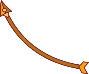 Dekoratif Ok Sembol İllüstrasyonu