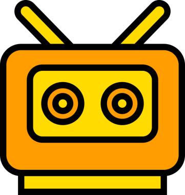 Komik Robot Baş Avatar