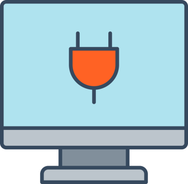 Masaüstü Bilgisayarı ve Eklenti Simgesi