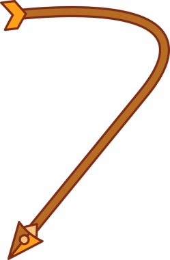 Dekoratif Ok Sembol İllüstrasyonu