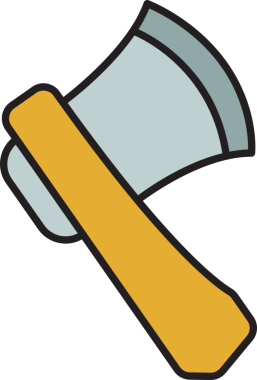 Axe Simge İllüstrasyon Clipart