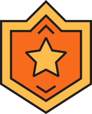 Polis Rozeti Simgesi Clipart