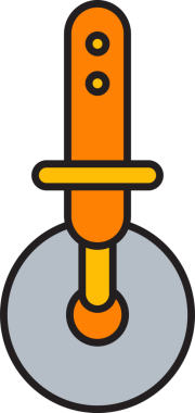 Pizza Kesici Simgesi Clipart