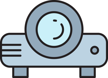 Projektör Makinesi Simgesi Clipart