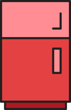 Buzdolabı Simgesi İllüstrasyon Klibi