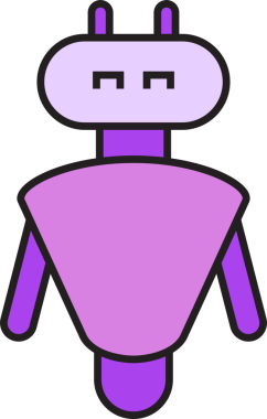 Çizgi Robot Simgesi Avatar