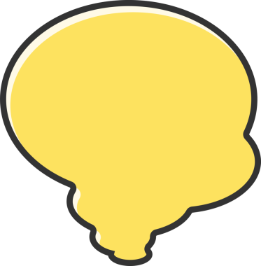 Sarı Konuşma Baloncuğu İllüstrasyonu