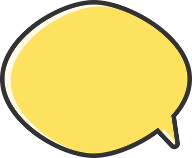 Sarı Konuşma Baloncuğu İllüstrasyonu