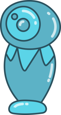 Çizgi Film Canavarı Karakteri Çizimi