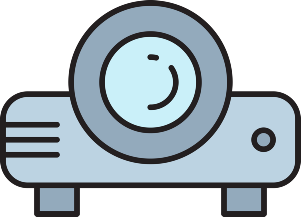 Projektör Makinesi Simgesi Clipart