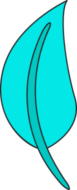 Tropik ve Sonbahar Yaprak İllüstrasyonu