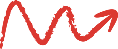 Kırmızı Grunge Ok Sembolü