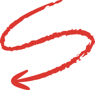 Kırmızı Grunge Ok Sembolü