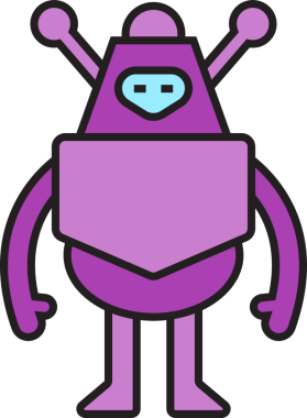 Şirin Robot Avatar Clipart
