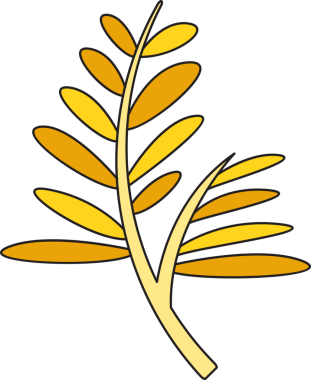 Tropikal Yaprak İllüstrasyonu Clipart