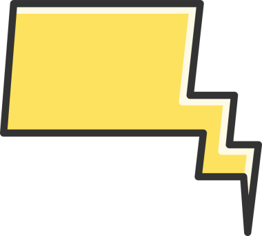 Sarı Komedi Konuşma Baloncuğu