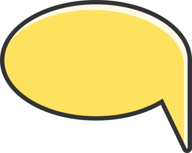 Sarı Komedi Konuşma Baloncuğu