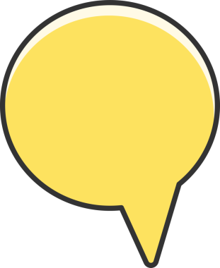 Sarı Komedi Konuşma Baloncuğu