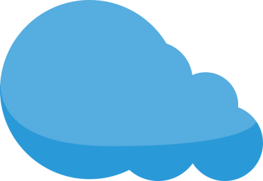 Mavi Bulutlu Resim Clipart