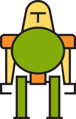 Akıllı Robot Simgesi Clipart