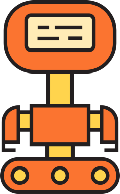 Akıllı Robot Simgesi Clipart