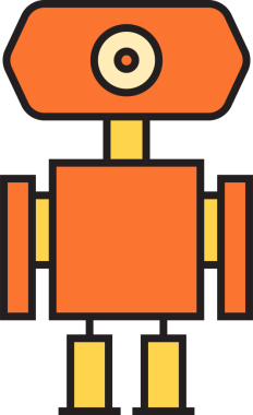 Akıllı Robot Simgesi Clipart