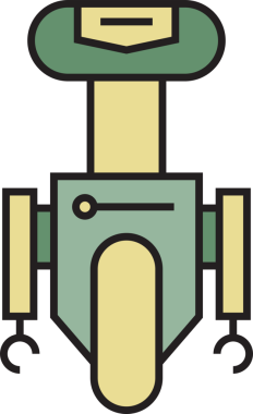 Akıllı Robot Simgesi Clipart