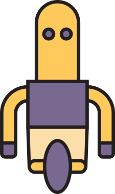 Çizgi film Robotu Avatar Clipart