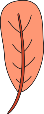 Sonbahar Yaprak İllüstrasyonu Clipart