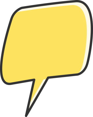 Sarı Komedi Konuşma Baloncuğu