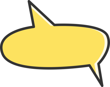 Sarı Komedi Konuşma Baloncuğu