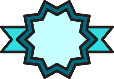 Sertifika Rozet Afişi İllüstrasyonu