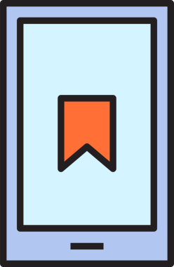 Akıllı Telefon ve Yer İmleri Simgesi