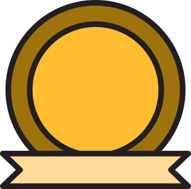 Sertifika Rozet Afişi İllüstrasyonu