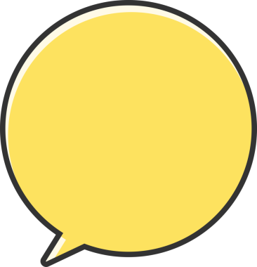 Sarı Konuşma Baloncuğu İllüstrasyonu