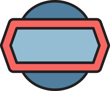 Premium Ribbon Banner İllüstrasyonu