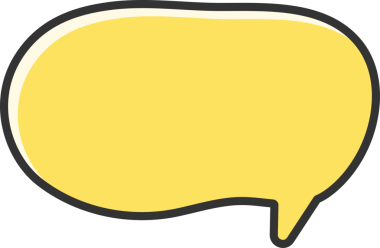 Sarı Konuşma Baloncuğu İllüstrasyonu