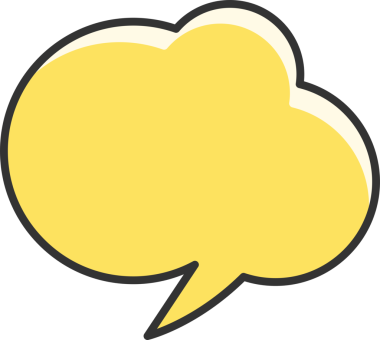 Sarı Konuşma Baloncuğu İllüstrasyonu