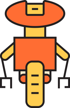 Robot Karakteri Avatar Clipart