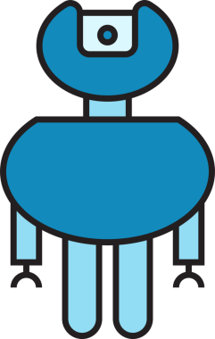 Robot Karakter Simgesi Clipart